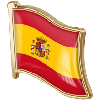 Zghhc 1pc Spanien Flagge Pin Abzeichen Metall Emaille Revers Pin Brosche Spanische Flagge Neuheit Geschenk Revers Krawatte Pin Abzeichen Flagge Brosche Pin Zubehör