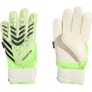 adidas Predator Match Fingersave Torwarthandschuhe Radiant Blaze Kids gruenweiss, 5,5