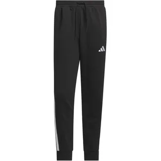 adidas Essentials 3-Streifen Fleece Joggers Black / White S