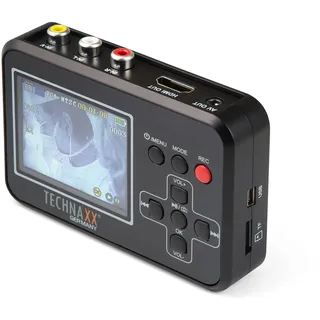 Technaxx Retro Video Digitalisierer TX-182 (PC), Game Recorder, Schwarz