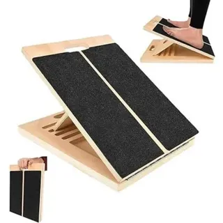 Balanceboard Aus Holz, Verstellbare Molle-erweiterung Mit 5 Neigungswinkeln, Professionelles Balanceboard, Tragbares Balanceboard, Verstellbare, Rutschfeste Neigungsplatte