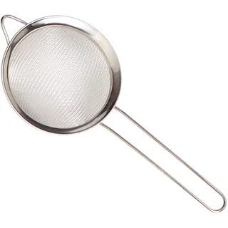 Livecitys Edelstahl Küchensieb, Breitseite Edelstahl Mehlsieb Ölsieb Sojabohnenmilchfilter Home Tool 10cm