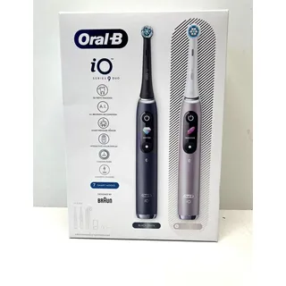 Duopack Black Onyx + 2. Handstück Rose Quartz + Aufsteckbürsten 3 St.