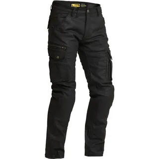 Lindstrands Motorrad Textilhose, schwarz 48
