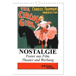 Calvendo NOSTALGIE Poster aus Film, Theater und Werbung (Wandkalender 2026 DIN A4 hoch), CALVENDO Monatskalender