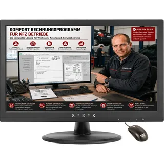 Rechnungsprogramm KFZ Betrieb Excel | Werkstatt Software mit Kundenverwaltung