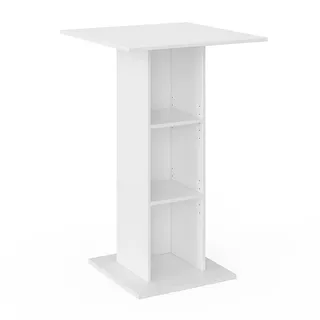 Vicco Bartisch Rodeo Weiß, 70 x 70 cm, Esszimmer, Barmöbel, Bartische