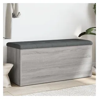 vidaXL Polsterbank Grau 102 x 42 x 45 cm