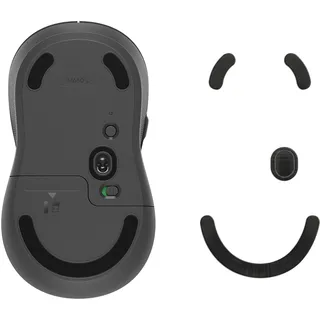 kwmobile Mouse Feet Sticker kompatibel mit Logitech M650 L / M750 L Ersatz Glider - Mausfüße passgenau - Maus Glides in Schwarz