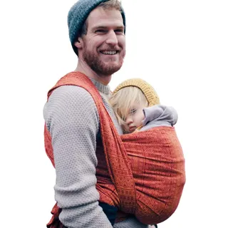 Didymos Babytragetuch, Modell Prima rubin/mandarine, Größe 7