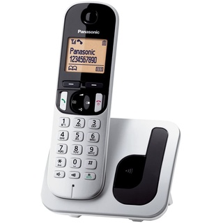 Panasonic KX-TGC210 DECT-Telefon Metallisch Anrufer-Identifikation