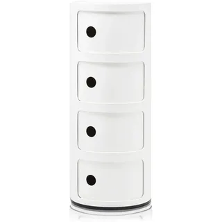 Kartell Componibili 4 Elemente Weiß,