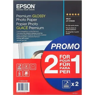 Epson Premium Glossy A4 255 g/m2 2 x 15 Blatt
