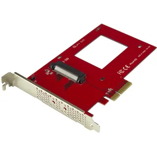 Startech StarTech.com NVMe SSD - 2.5IN U.2 PEX4SFF8639, PCIe, U.2 Red, PEX4SFF8639