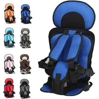 Kompakter Kinderreisesitz, Tragbarer Autositz For Kinder Von 1-3 Jahren, Faltbares Autositz-Schutzzubehör, Reise-Schutzzubehör, Einfache Handhabung(Dark blue,Small)