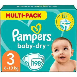 Pampers Baby-Dry Gr. 3 (6-10 kg) 198 St.