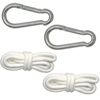 AMANKA Befestigung mit Karabiner und Seilen bis 160 kg