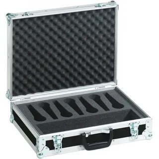 Omnitronic Mikrofonkoffer für 7 Mikrofone schwarz