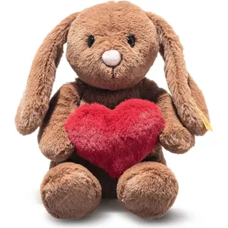 Steiff Soft Cuddly Friends Hoppie Hase 16 cm Braun/Rot