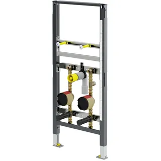 Viega Prevista Dry-Waschtisch-Element, 112 cm, UP-Wasserzähler EAT Typ Allmess Modell 8537.31, Montagezubehör, 776275,