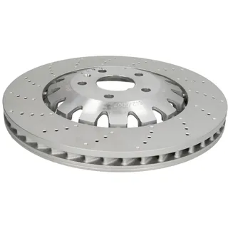 shw performance Bremsscheibe Vorderachse gelocht/genoppt, beschichtet, hochgekohlt