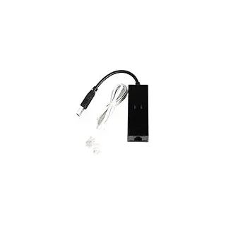 Qbkohphifm Faxmodem, USB2.0 56K Externer Modemtreiber, Stecker und Spiel-USB-Modem, Standard und Erweitert Gemäß Anleitung (Einzelanschluss)