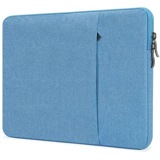 ProElife 15-Zoll Laptop-Schutzhülle für MacBook Air 15.3 Zoll mit M5 M4 M3 M2 (A3448/A3241/A3114/A2941) 2026-2023, wasserabweisend, Reise-Tragetasche, einfache Hülle für MacBook Air 15'' (hellblau)