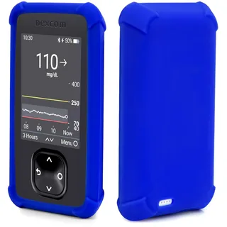 Dexcom-G7-Hülle-Silikon, Stoßfeste Dexcom G7 Receiver Hülle zum Schutz Ihres G7 Lesegerät Tasche Case Empfängers, Dexcom G7 Gerät Schutzhülle von YOUSHARES (Blau)