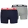 Basic Boxershorts 2 Einheiten Blue Grey Melange L