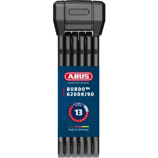 ABUS Bordo 6200K SH Faltschloss - Black - One Size