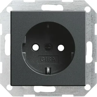Gira Schuko-Steckdose Unterputz anthrazit