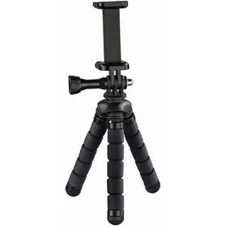 Hama Flex Ministativ 1/4 Zoll Arbeitshoehe=7-14cm Schwarz