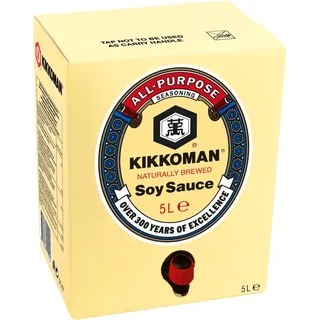 Kikkoman Soja-Sauce natürlich gebraut im Vorratseimer servieren 5000ml