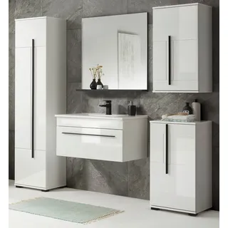 furn.design Design-D 6-tlg. Weiß Hochglanz