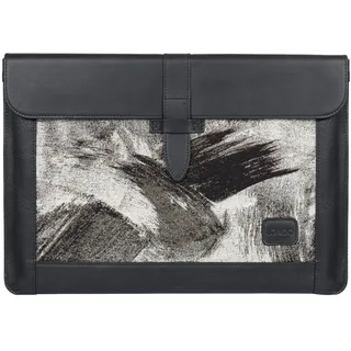 Londo Lederhülle Kompatibel mit MacBook Pro 16 & MacBook Pro 15 Zoll (M5, M4, M3, M2, M1, Pro, Max), Premium Top-Grain Echtleder Laptoptasche, Black, Modelle 2020 bis 2026