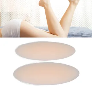 NSXAYIWE Wadenpolster, 4,2 Unzen Klebepad Weicher Wadenkorrektor aus Silikon, Selbstklebender Wadenkorrektor, Silikon-Wadenpolster Kompatibel Für Krumme, Dünne Beine Beige