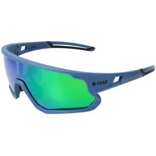 YEAZ Sport-Sonnenbrille Cyan Blue/Green SUNRISE