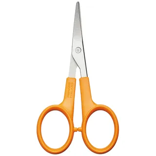Fiskars 1005144 Schere mit gebogener Spitze, 10cm