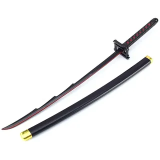 CKHOF Kurosaki Ichigo Schwertmodelle Ornament Collection Ichigo Bankai Schwert Katana Zangetsu Schwertmodelle (Schwarz-10.23)