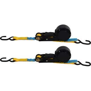 Tech-Craft Spanngurte Automatik 2er-Set 25 mm x 4 m