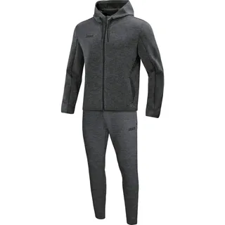 Jako Herren Jogginganzug Premium Basics mit Kapuze, Anthrazit-Meliert, XL