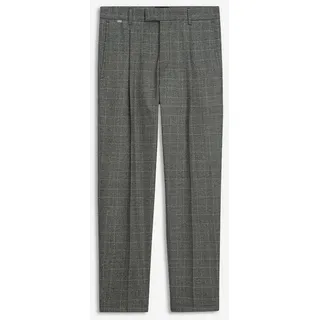 Cinque Bundfaltenhose CISALTO in modischem Karo-Design grau 54