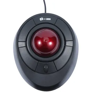 M MC Saite Wired Trackball Maus mit Scroll Wheel - Roter Ball