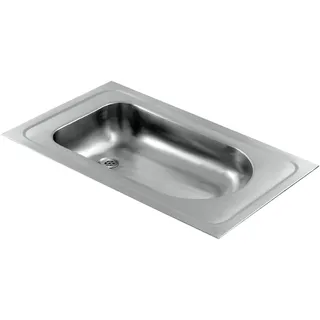 KWC Babybadewanne, CAMPUS, Edelstahl, 915x550x150 mm, Einlegemontage,