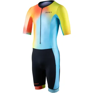 ZONE3 Activate+ Kurzarm-trisuit - Neon / Black - XL