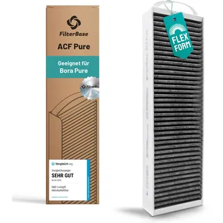 filterbase FilterBase® Aktivkohlefilter passend für Bora Pure, PUAKF Filter | Hochwertiger Kohlefilter (1 Stück) für Ihr PURU oder PUXU Kochfeld mit Umluft