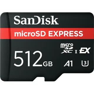 SanDisk Express microSDXC Speicherkarte 512 GB,
