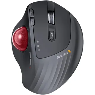 ProtoArc EM01 NL Kabellose Trackball-Maus, 0/20° Verstellbarer Winkel