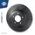GRAPHITE DRILLED SLOTTED PLUS RT 1915-GL T5