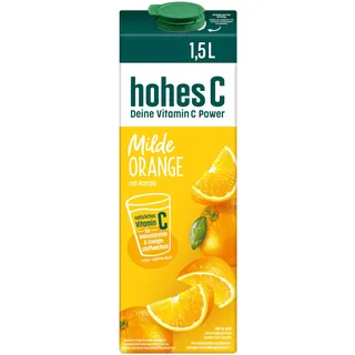 hohes C Milde Orange, 100% Orangensaft (1 x 1,5l)